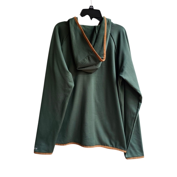 NWT Carhartt Boys Green with Brown Trim Force Jacket, Hoodie, Size Large 16 18 - Picture 2 of 10